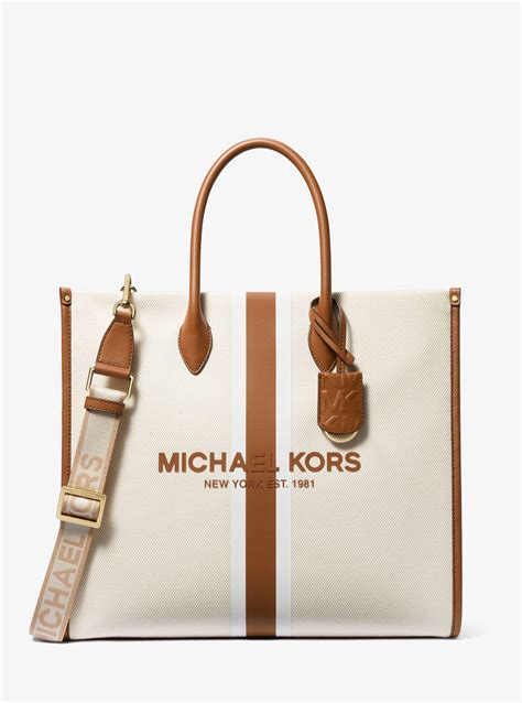 canvas michael kors purse|Michael Kors mirella large tote.